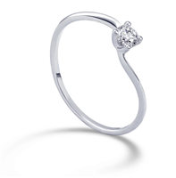 Anneau Mikiko Femme in Or blanc 0.03 Ct MA5129O4BR003 - MA5129O4BR003